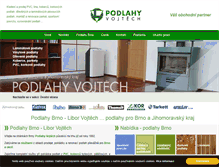 Tablet Screenshot of podlahy-vojtech.cz